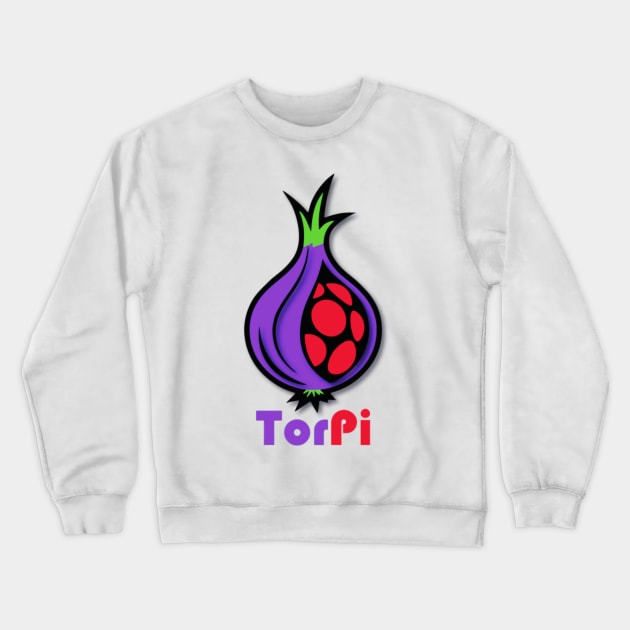 TorPi | Onion Pi Crewneck Sweatshirt by PyGeek